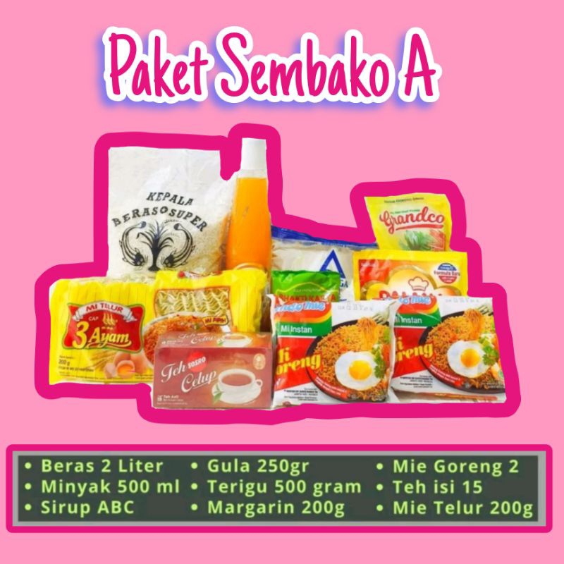 

Paket Sembako Murah Meriah