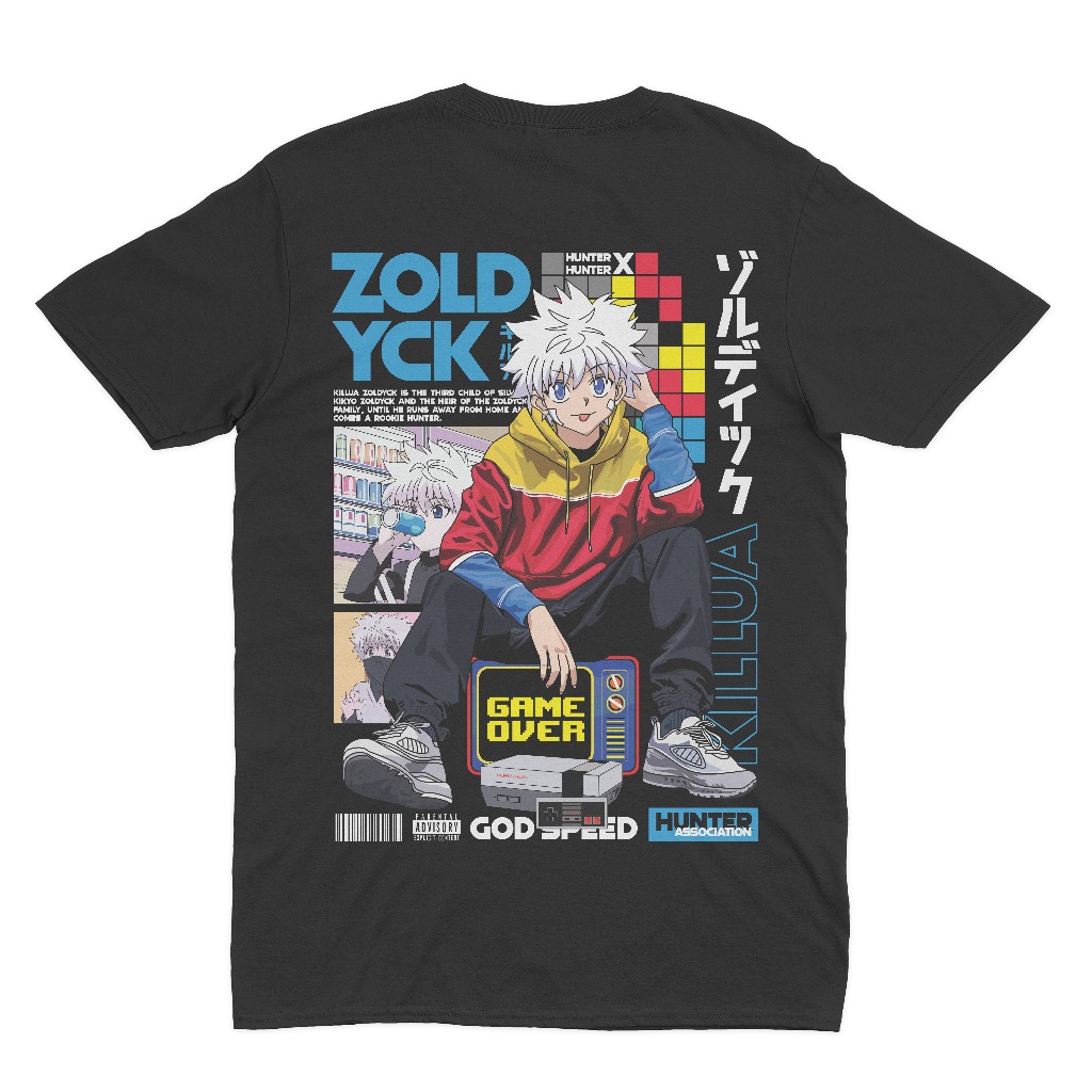 Kaos Anime Killua Tshirt Pria Wanita