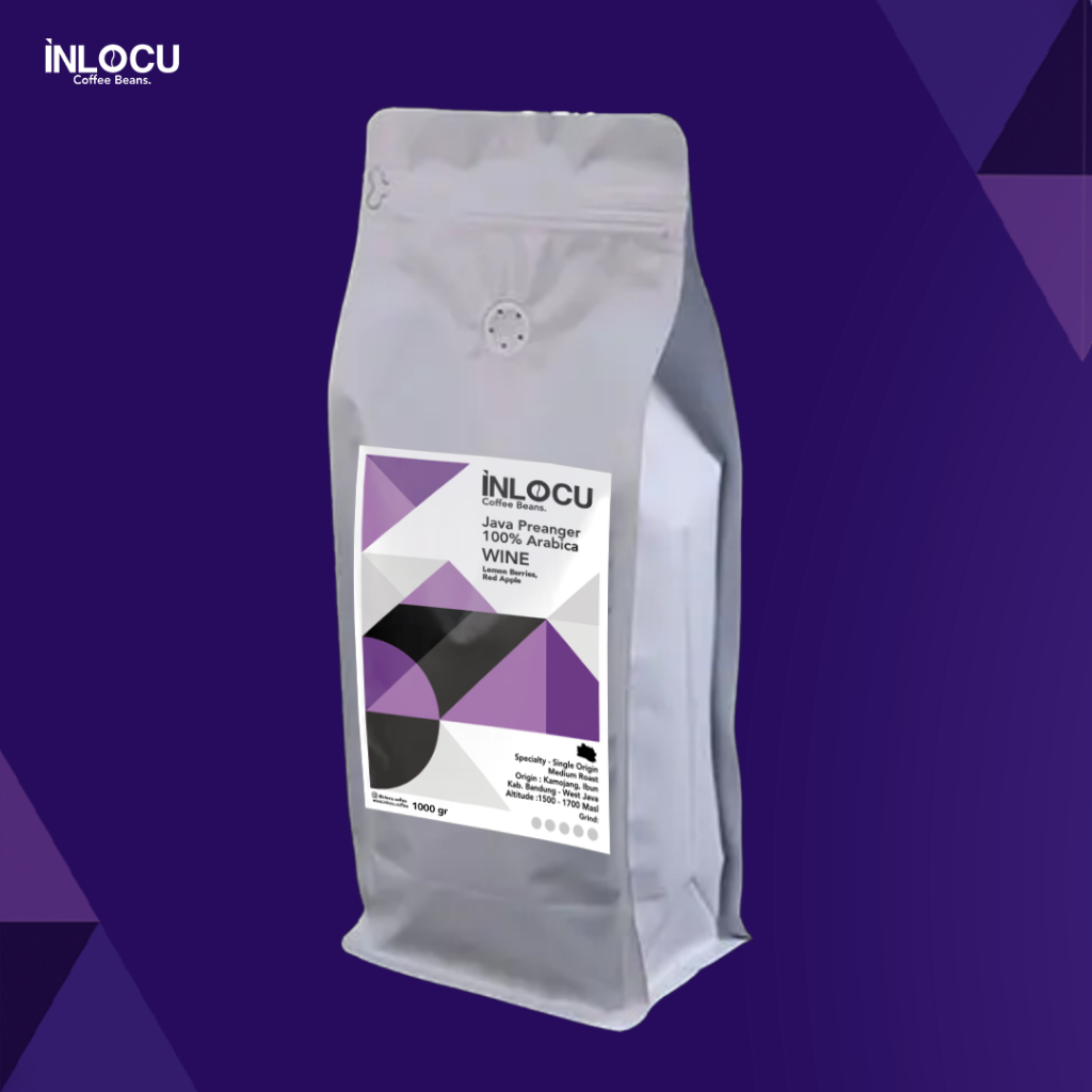 

Biji Kopi Arabica Java Preanger Wine Kamojang 1000gr Inlocu