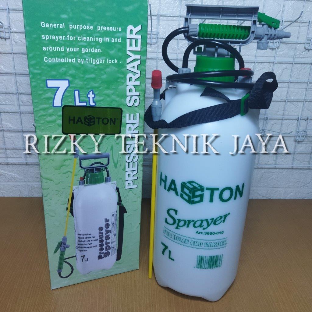 Hasston Sprayer HamaTabung Plastik 7 Liter Pressure Sprayer HASSTON PROHEX PRESSURE SPRAYER ALAT SEM