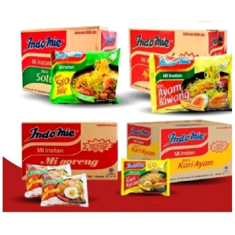 

INDOMIE MIX VARIASI RASA ( 1DUS ISI 40 PCS )