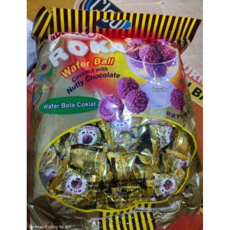 

ROKA WAFER BALL isi 70 pcs