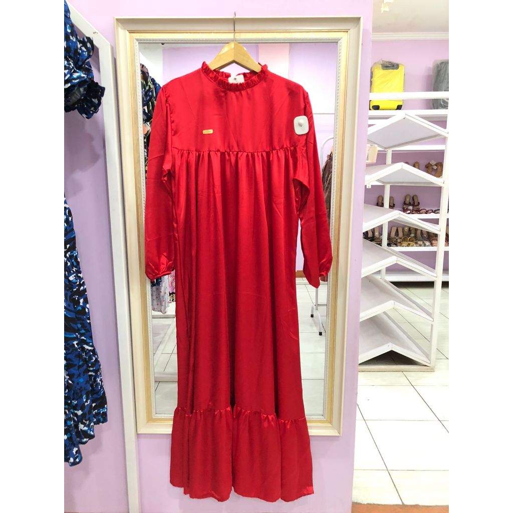 GAMIS SILK POLOS DEWASA// GAMIS KEKINIAN//