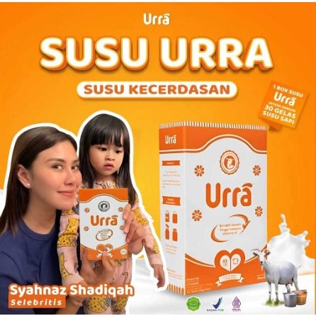 

PEROMO !!! URRA Susu Kambing Saneen Untuk Penambah Berat Badan & Tinggi Badan Anak - 2 Box (Free 1 Daymilk Sachet)