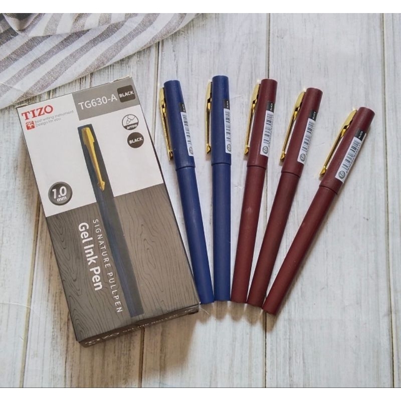 

(12PC) BULPOIN GEL TIZO TG630-A HITAM 1.0 MM