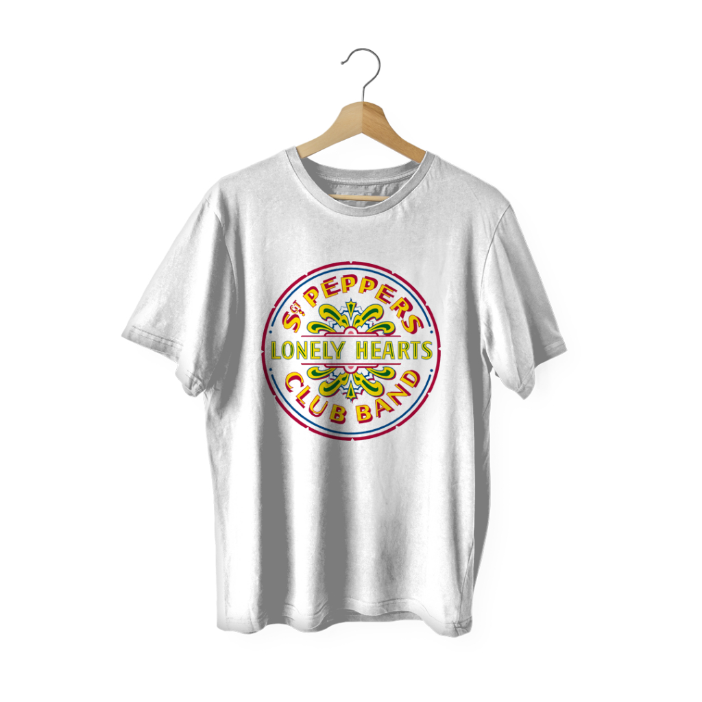 Kaos The Beatles Tshirt The Beatles Sgt. Pepper's Lonely Hearts Club Band Merch