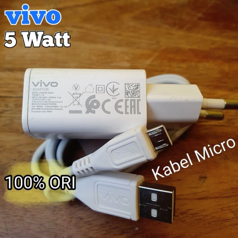 Charger Vivo Copotan 1A Y91 Y91c Y21 V3 Y71 Y53 Y81 V3 X3s Y93 2018 Asli Original 100% copotan HP ( 