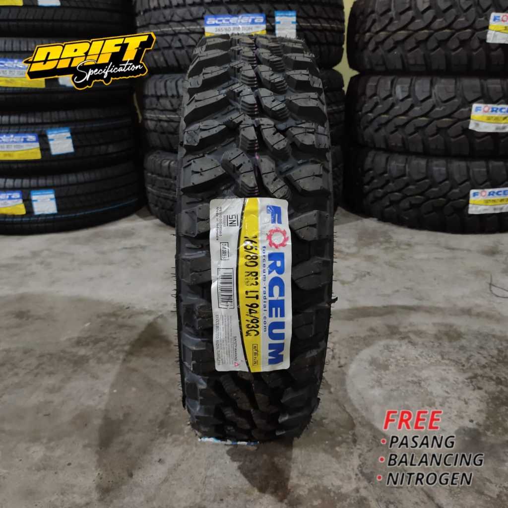 BAN MOBIL OFFROAD UKURAN 165/80 R13 MERK FORCEUM MT