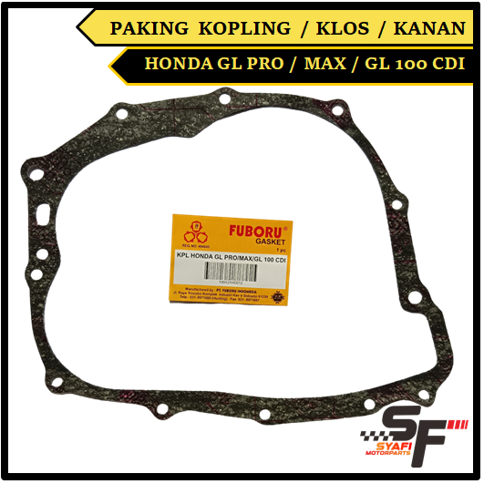 PAKING KOPLING GL PRO / MAX / GL 100 CDI GASKET PERPAK KLOS RENGKES KANAN FUBORU