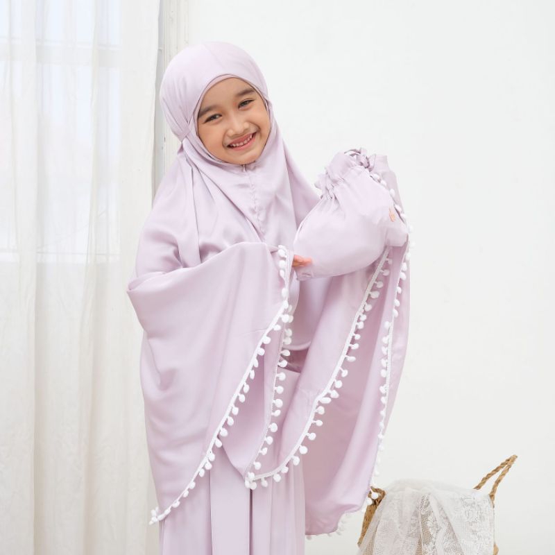 ‼️DEFECT SALE‼️Dadoola Mukena Silk Anak