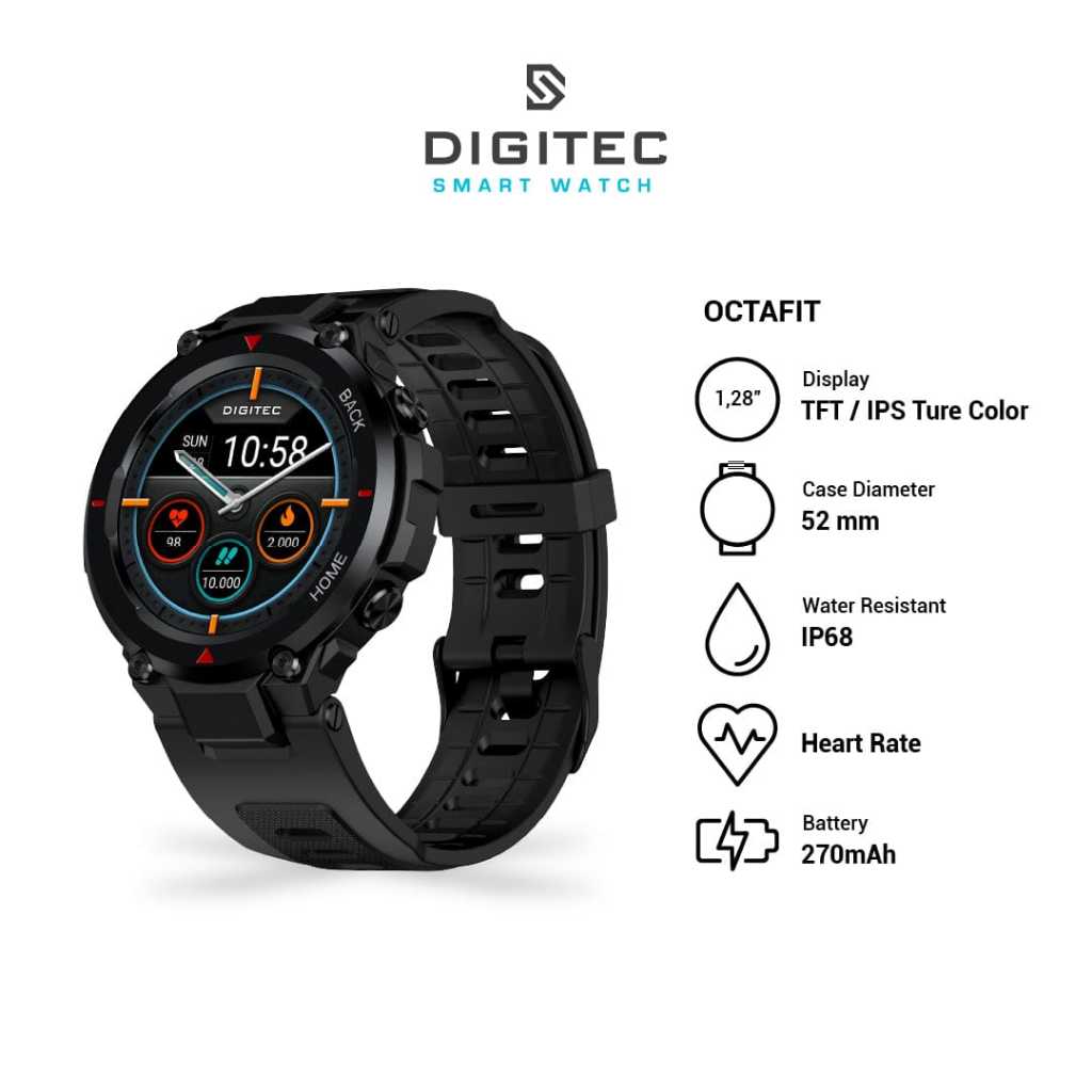 SMART WATCH DIGITEC OCTAFIT ORIGINAL