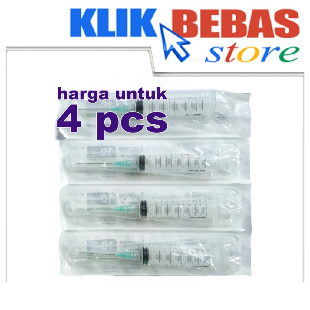 Alat Suntik 10ml / 10cc + Jarum Suntikan Refill Tinta