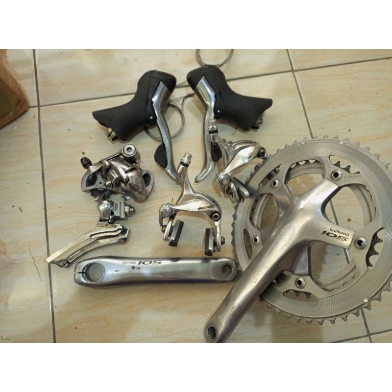 Groupset Shimano 105 tipe 5600 Silver Classic