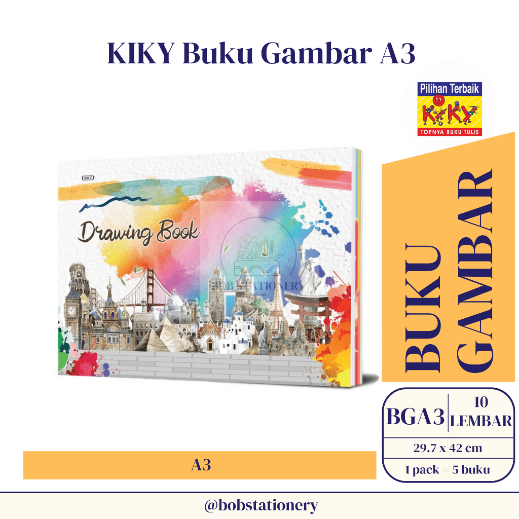 

KIKY Buku Gambar A3 Drawing Book