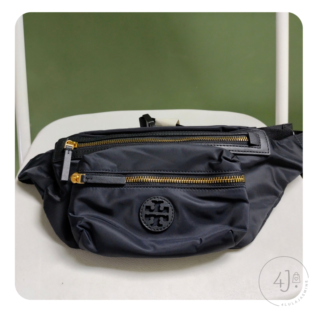 Tas wanita branded 82508  Nylon Belt Bag Black