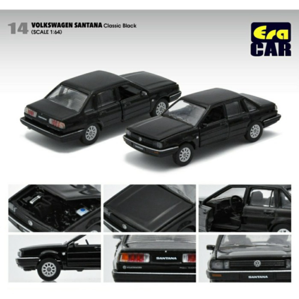 Promo Era Car 1/64 Volkswagen Santana VW Classic Black Diskon