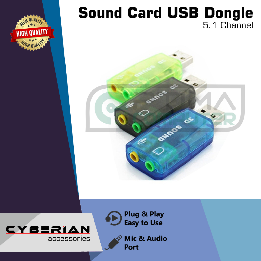 USB Sound Card USB 3D 5.1