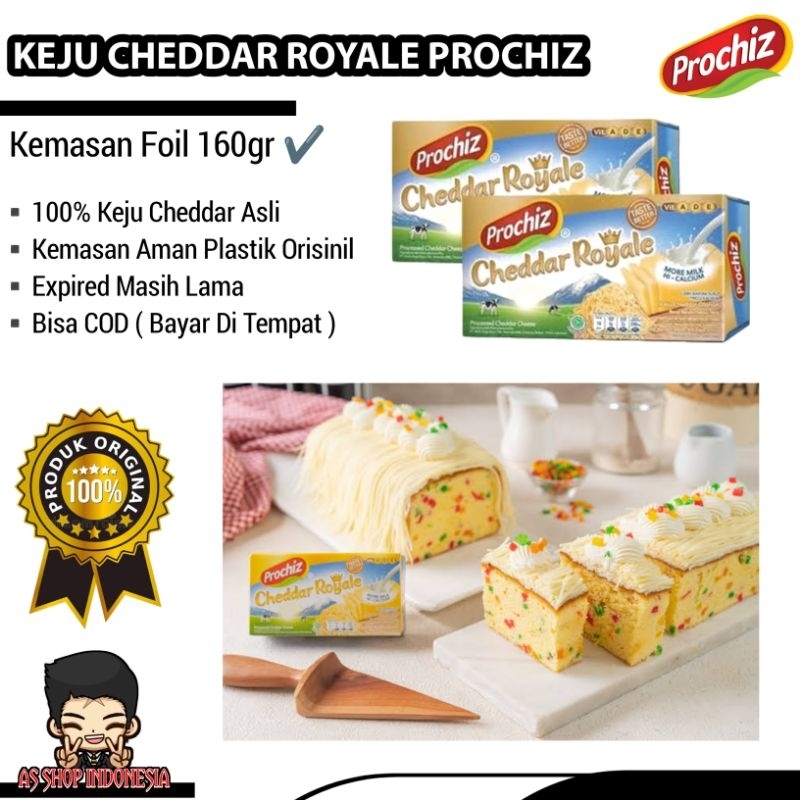 

Keju Prochiz Royale Cheddar 160Gr Termurah