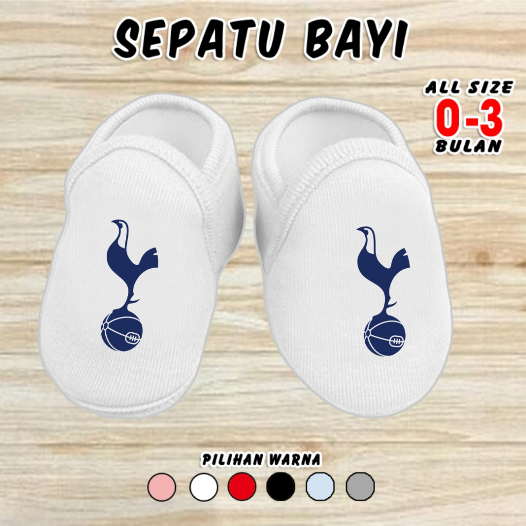 Sepatu Bayi Klub Totenham Hotspur Sepak Bola baby Shoes unisex cewek cowok perempuan laki laki laki2