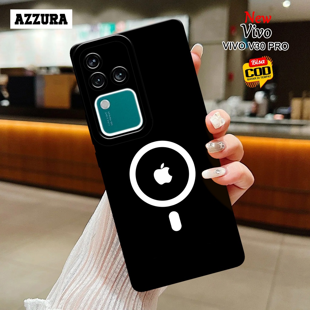 AZZURA - Case Vivo V30 Pro 2024 Terbaru - Fashion Case Logo Ip - Casing Hp Vivo V30 Pro 2024 Terbaru