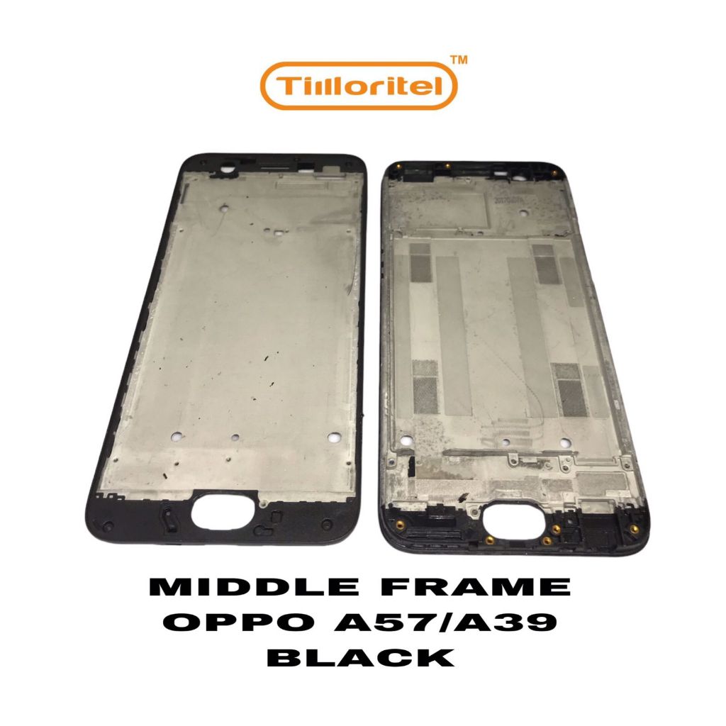 MIDDLE FRAME OPPO A57/A39 WHITE/BLACK
