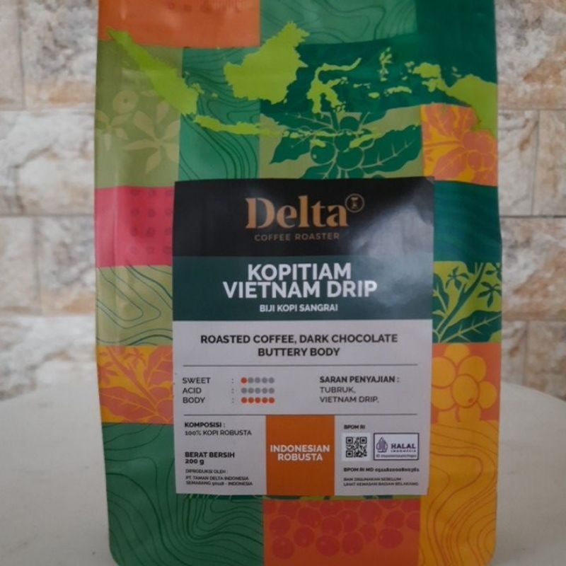

KOPI DELTA VIETNAM DRIP KOPITIAM 200gr