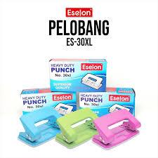 

pembolong kertas merek eselon (plong kertas) 2 lubang