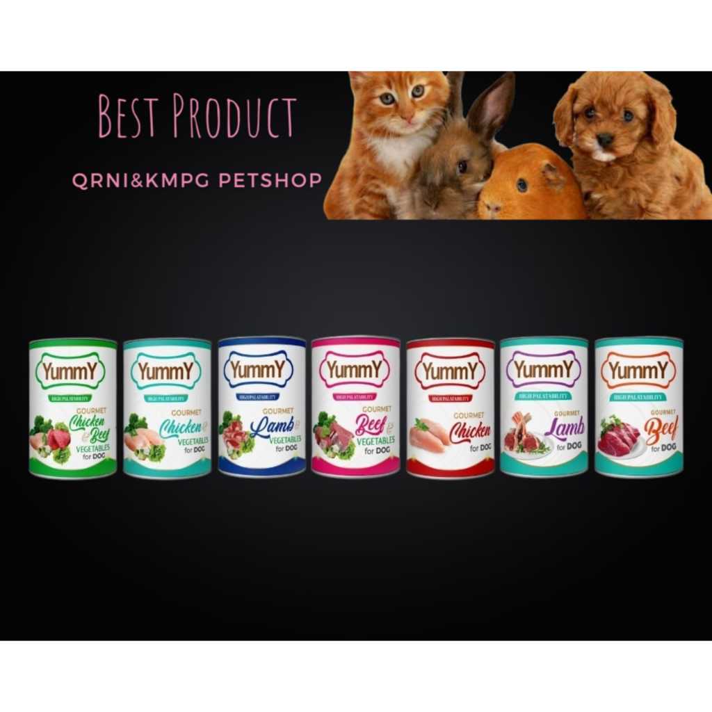 Makanan Anjing Basah Kaleng Yummy Dog 375gr Dog Wet Food dog food