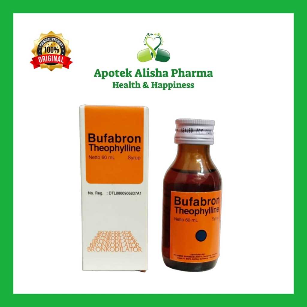 Bufabron Sirup 60ml - Bupabron Syrup Obat Sesak Nafas Asma