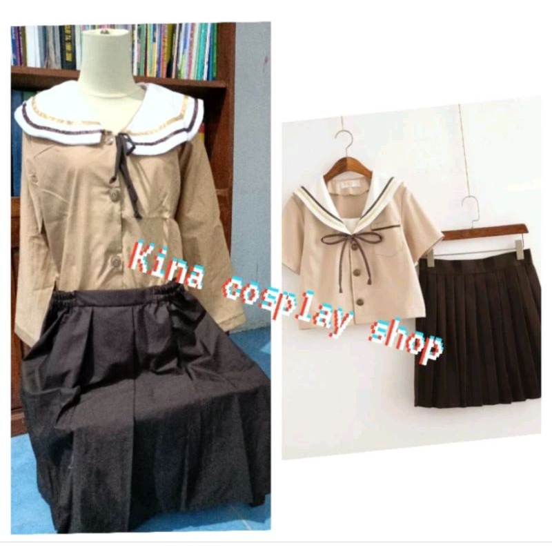 Seifuku/Seragam Jepang Cosplay Costume Anime