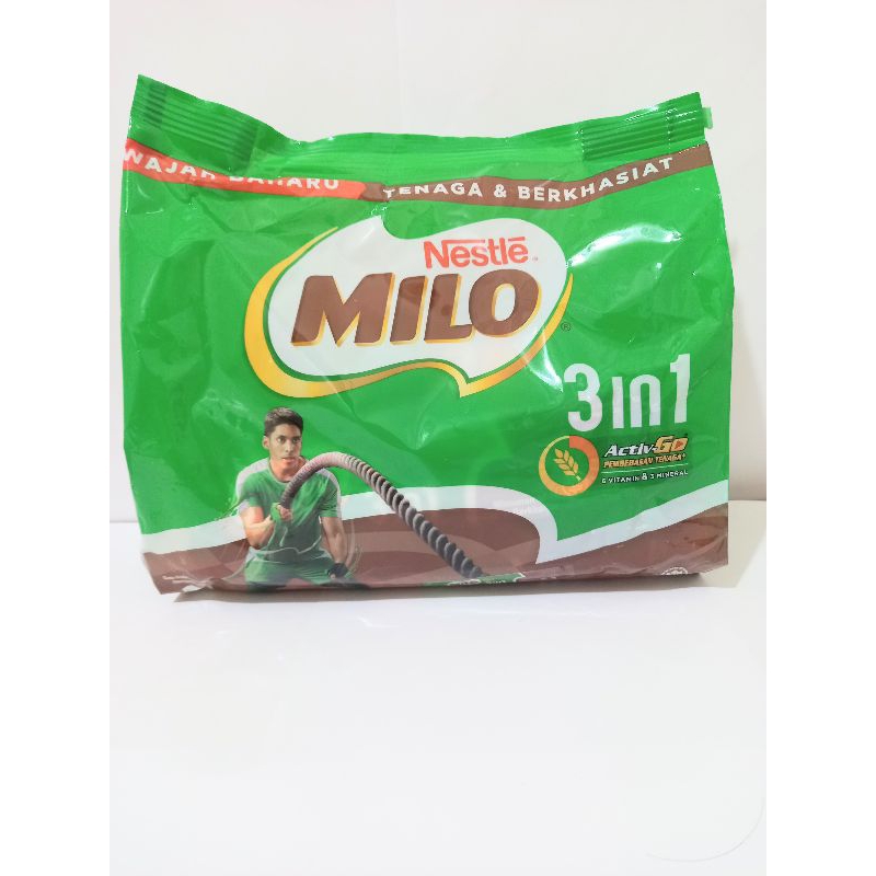 

MILO Activ-Go 3 in 1 / 18pcs / Minuman coklat asli Malaysia