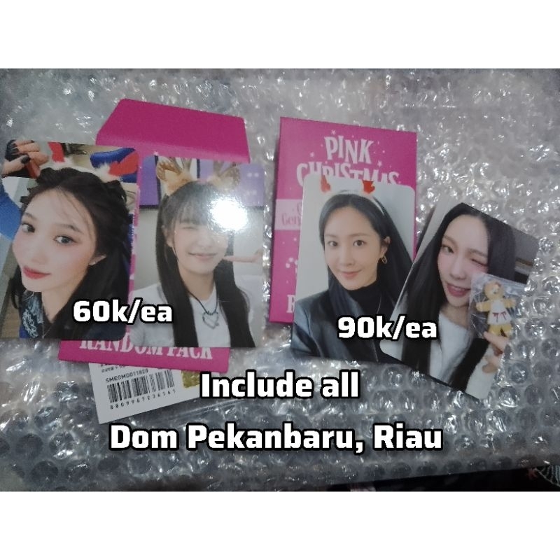 PINK CHRISTMAS 2023 RED VELVET GIRLS GENERATION SNSD YERI JOY YURI