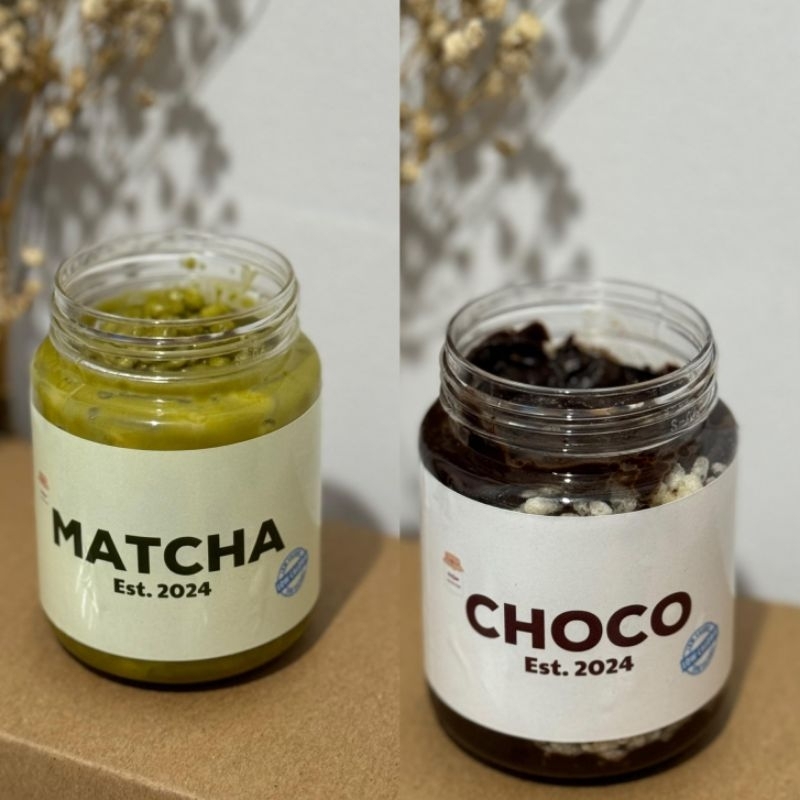 

Krunch In Jar Chocolate In Jar Choco Jar Matcha Jar Snack Camilan