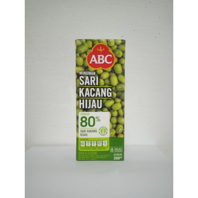 

minuman sari kacang hijau ABC 200ml