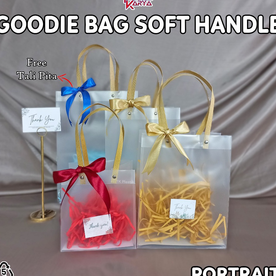 

Terlaris codeOo5O9 Goodie Bag Doff Transparan Tas Hampers Hand Bag Tote Gift Premium Mika Polos Souvenir Totebag Buram