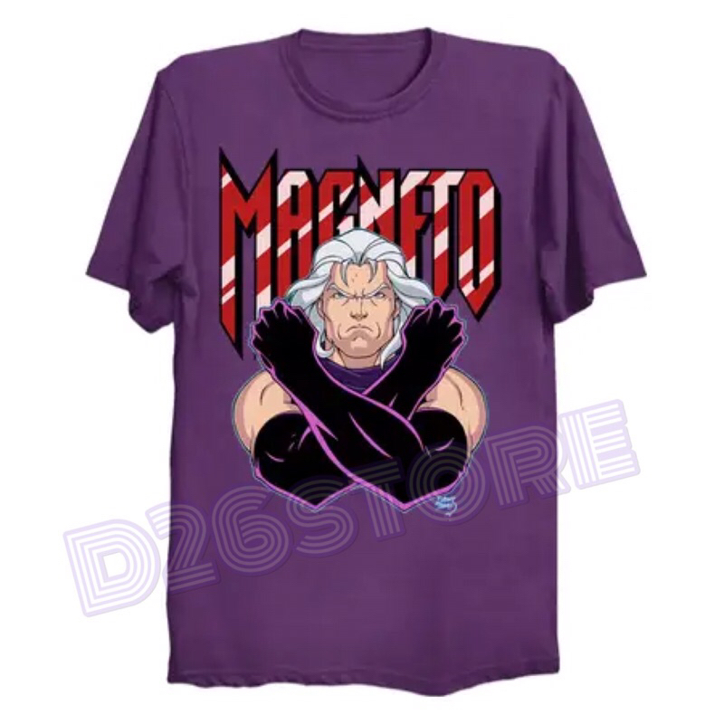 Kaos X-Men Magneto Eric Lesshner mutant Marvel X-Men 97 series Tshirt