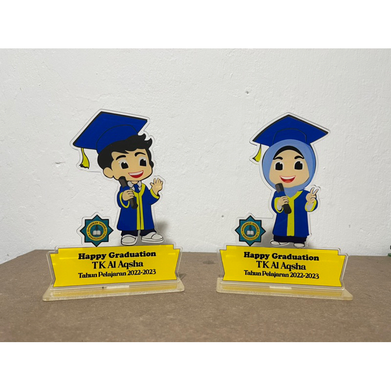 Plakat Wisuda TK Piala Wisuda Paud Plakat Paud Piala Wisuda TK Akrilik