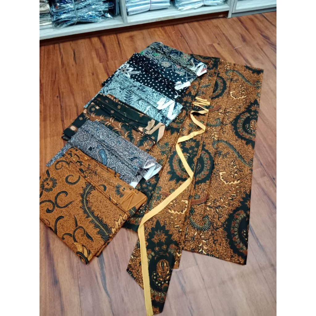 [ALIZ] Kamen Dewasa Setengah Jadi Kancut Batik Premium Bali Bawahan Adat Upacara Pria Cowo Laki Laki