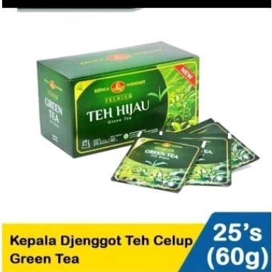 

Teh hijau cap kepala Djengot isi 25s/box