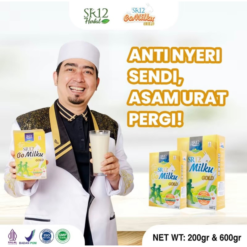 

Gomilku Gold SR12 Susu Kambing Premium Tinggi Kalsium Menghilangkan Nyeri Sendi Asam Urat| Susu Etawa Bebas Gula dan Non Alkohol| Susu Menghilangkan Pegal Linu Ekstra Jahe Bawang Putih Sr12 padang