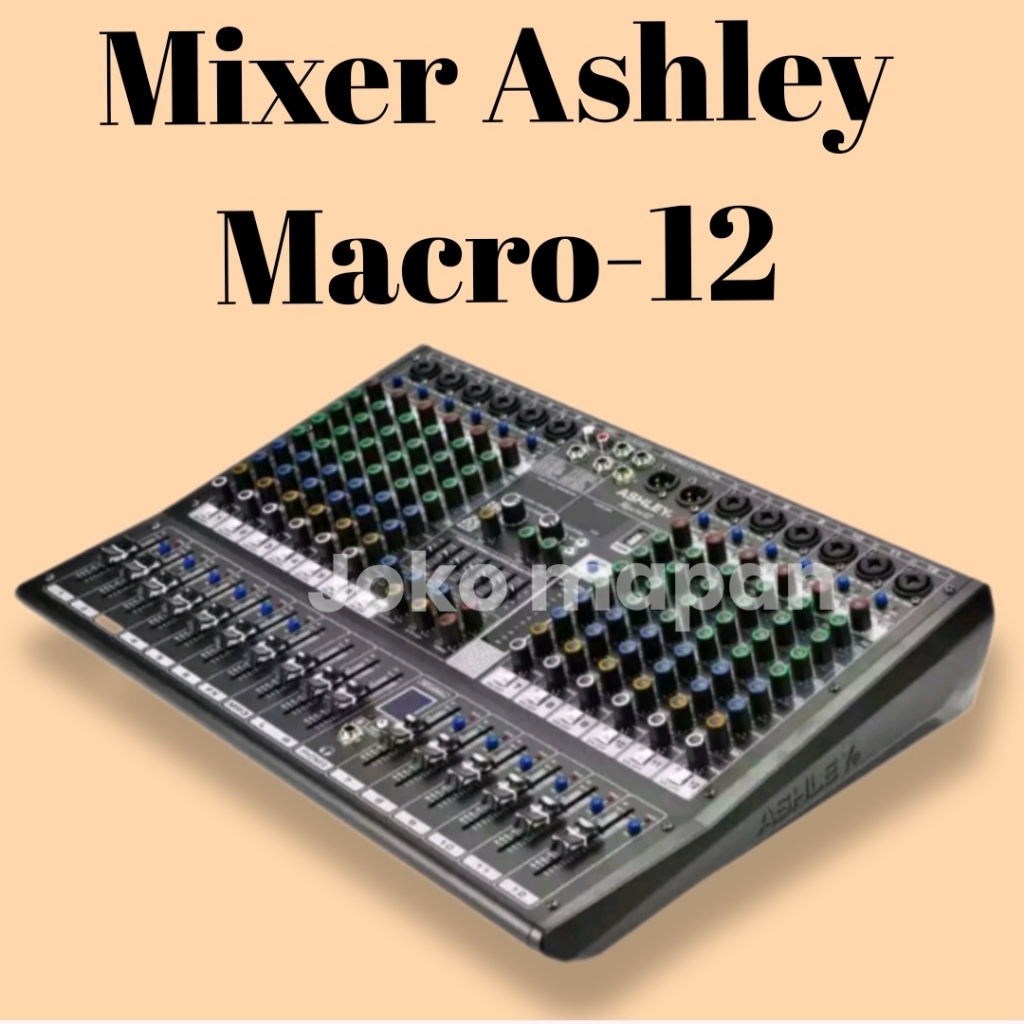 Ashley audio mixer 12 channel Mixer ashley Macro 12 macro-12 original USB souncard