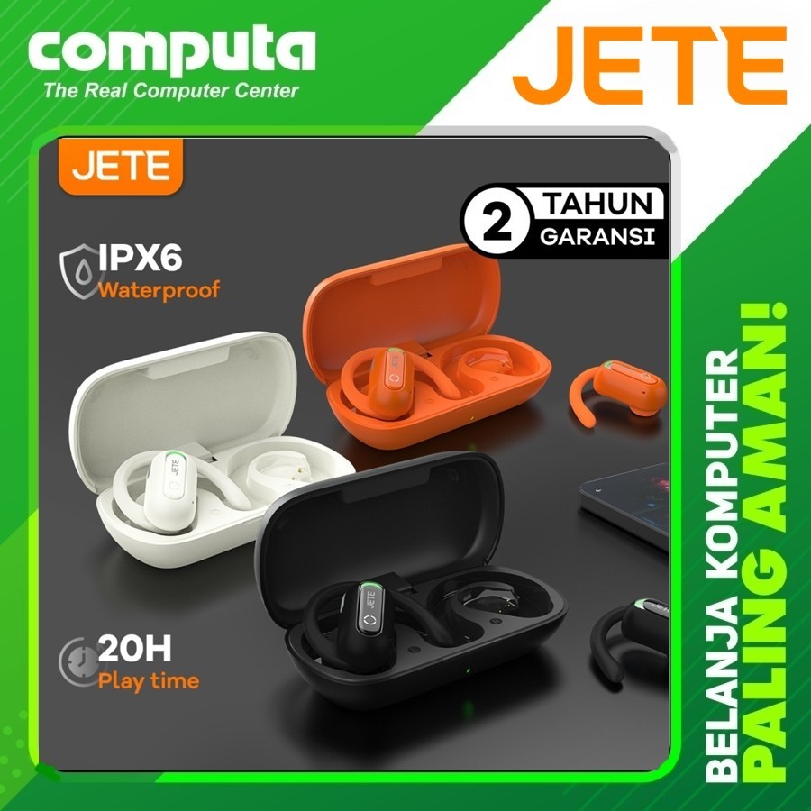 JETE Open Beats Sport Headset Open Ear IPX6 TWS
