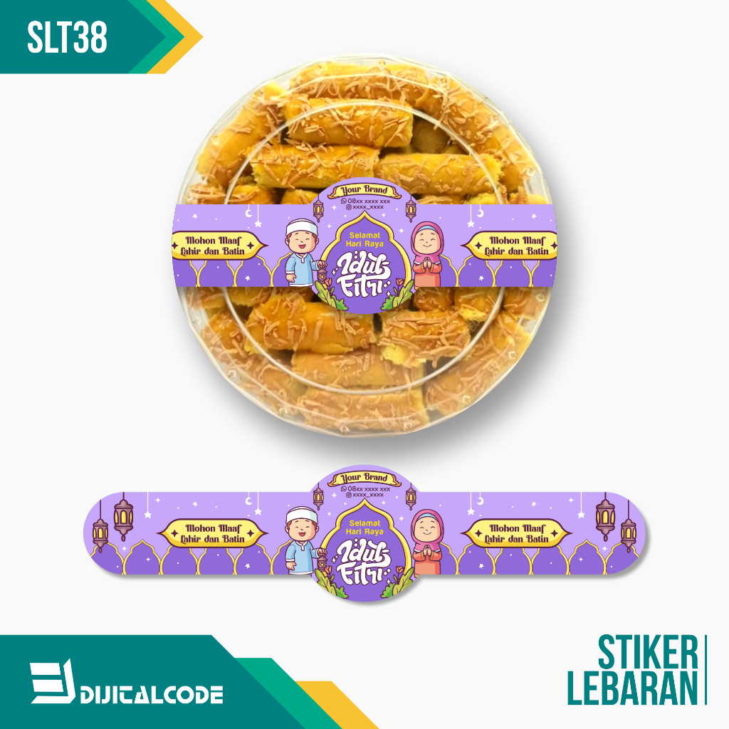 

SLT38 Stiker Label Parcel Segel Toples Kue Lebaran Idul Fitri