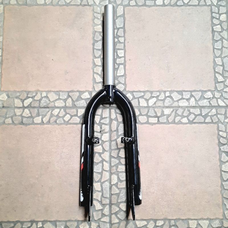 FORK GARPU BMX 20 UNITED HITAM BESI 28.6 OVER SIZE TANPA DRAT