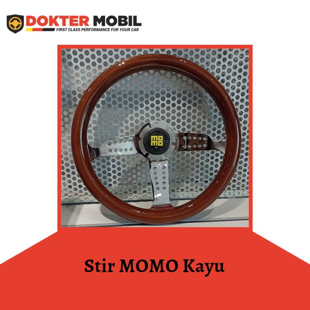 Stir Racing Momo / Stir Momo Kayu Palang Silver