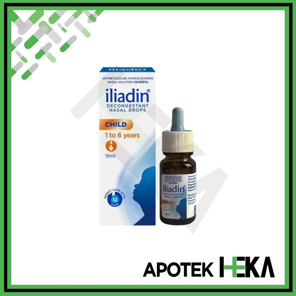 Iliadin Drop 0.025% - Tetes Hidung Anak Hidung Tersumbat [JAKSEL]