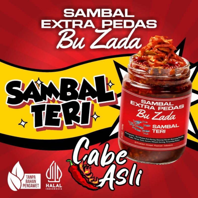 

sambel bajak teri Medan by zada's kitchen (sambel fresh, sambel enak, sambel murah, sambel pedes)