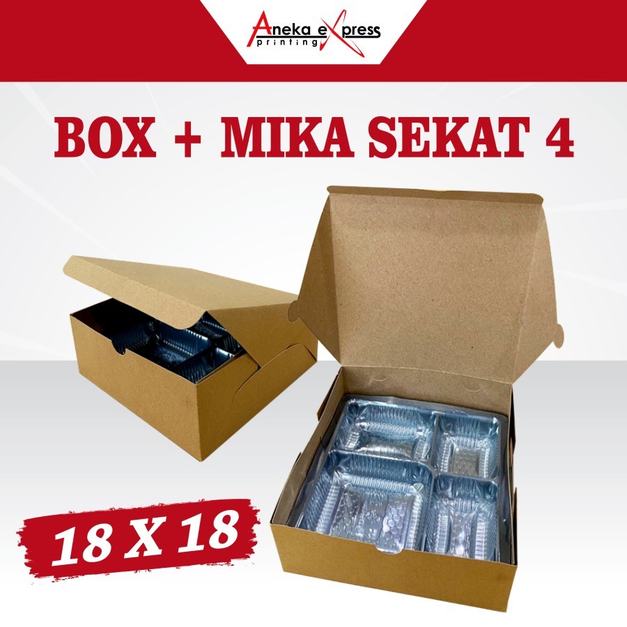 

Dus Box Kue 18 x 18 dan 20 x 20 | Box Kotak Nasi Katering | Box Snack - NON MIKA, 20 X 20