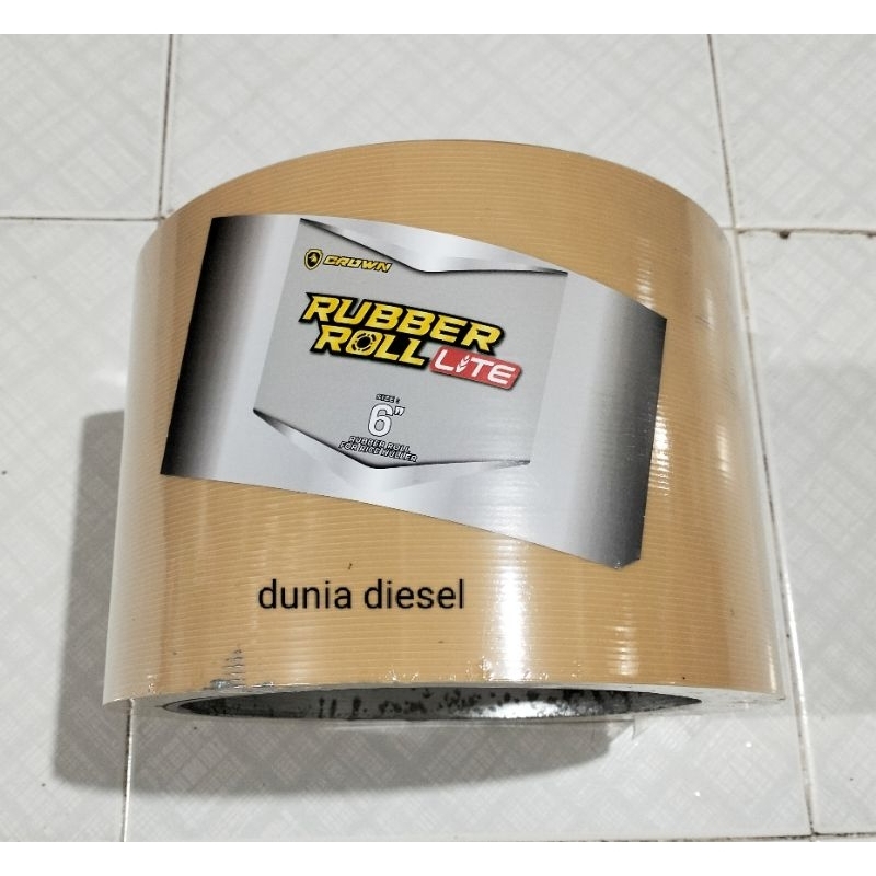 rubber roll 6" rice huller CROWN / rubber roller padi / karet pemecah kulit padi /mesin giling padi