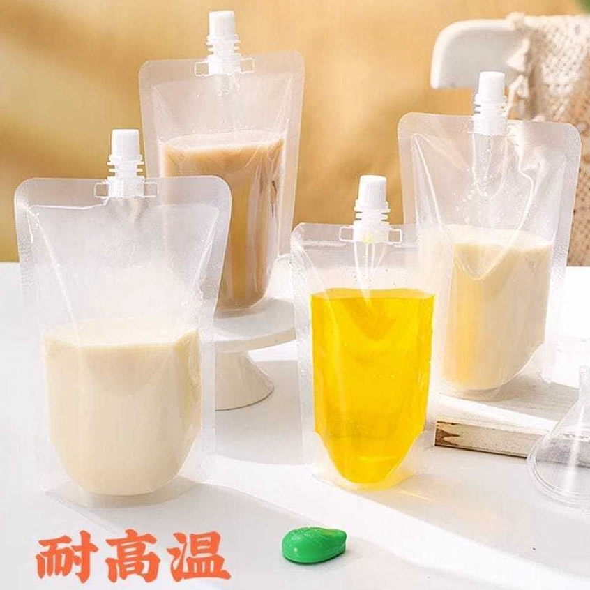Standing Pouch Spout / Pouch Minuman / Kemasan Minuman / Kemasan Multifungsi FoodGrade 100ml/250ml/3